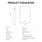 BWOO power bank P72 QC 22.5W PD 20W 5000 mAh with 2 x USB-A ports 1 x USB-C port black Foto 4