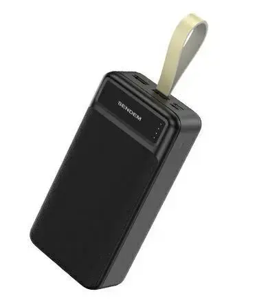 SENDEM PK93 external battery (powerbank) | 30000 mAh | 10.5W | Micro USB, USB-C, USB-A | black Photo