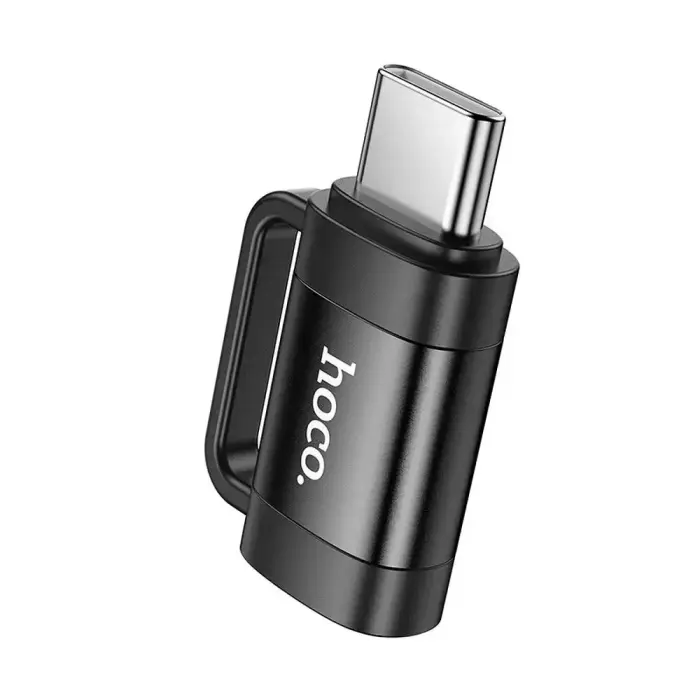 HOCO UA31E адаптер USB-C на Lightning | чёрный