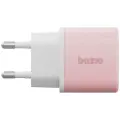 Wall charger Bazic GoPort Velox Kit USB-C|USB-A GaN 35W with cable pink Photo