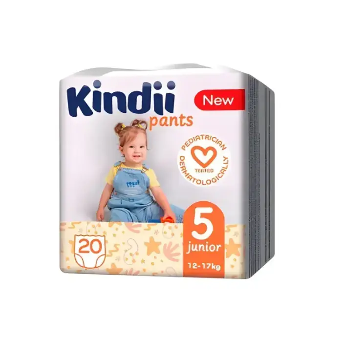 Diapers Kindii junior size 5 (12-17 kg) 20 pcs.