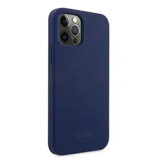 Mini MIHCP12MSLTNA iPhone 12|12 Pro 6,1" granatowy|navy hard case Silicone Tone On Tone Фото num