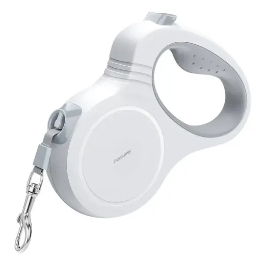 Petsuper Dog Automatic Retractable Leash 5m (white) Фото num