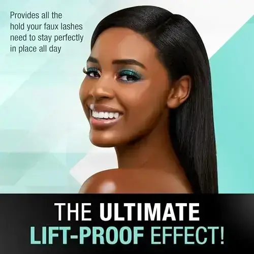 Ardell Strong Hold Lash Glue, Black - Professional Waterproof Lash Adhesive for Strip Lashes with Precision Brush, Fast-Drying 24-Hour Lift-Proof Form Foto 4