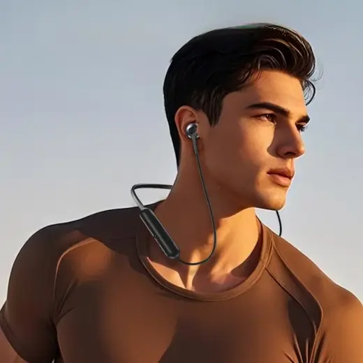 Sports headphones AWEI G82BL Bluetooth black Foto 5