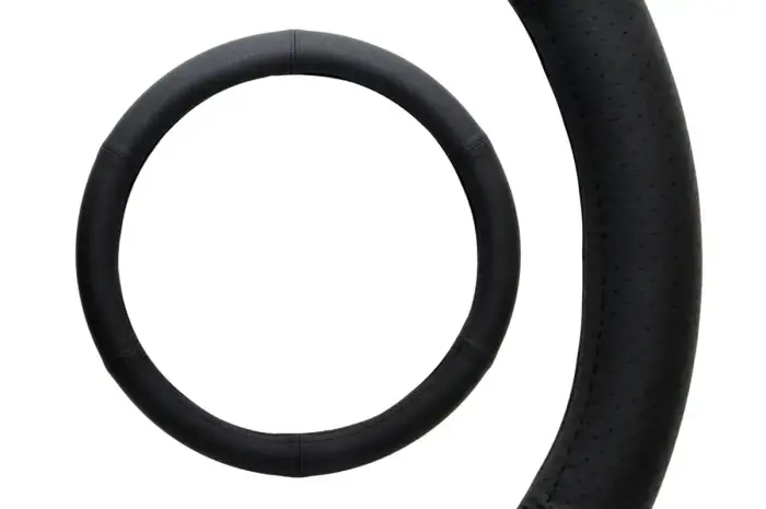 Stūres pārvalks no dabīgās ādas M (37–39 cm) PIK