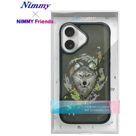 Etui Nimmy Wilk MagSafe do iPhone 16      ciemnoszary Photo