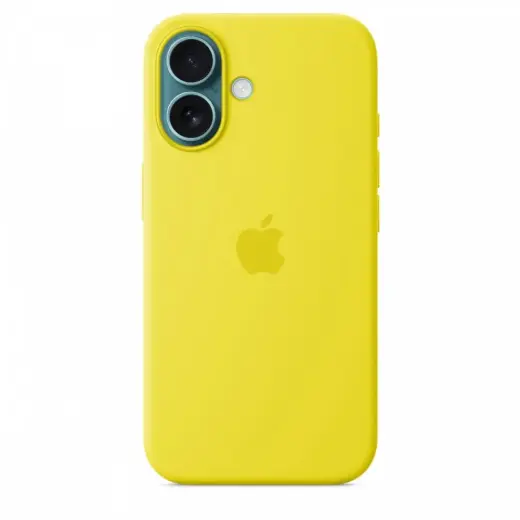Silicone case with MagSafe for iPhone 16 - Star Fruit Photo