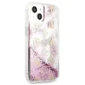 Guess GUHCP13SLGPEPI iPhone 13 mini 5,4" różowy|pink hardcase Peony Liquid Glitter Фото num