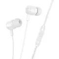Borofone Earphones BM84 Berry with microphone white Photo