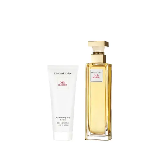 Set Elizabeth Arden: 5th Avenue, Eau De Parfum, For Women, 100 ml + 5th Avenue, Hydrating, Body Lotion, 50 ml