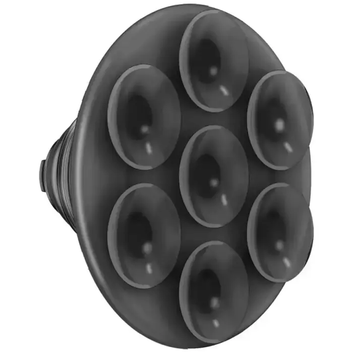 PopSockets PopTop Translucent Suck-Up phone grip        and stand black