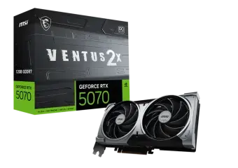 Videokarte MSI GeForce RTX 5070 Ventus 2X OC 12GB GDDR7 DLSS4 Фото num