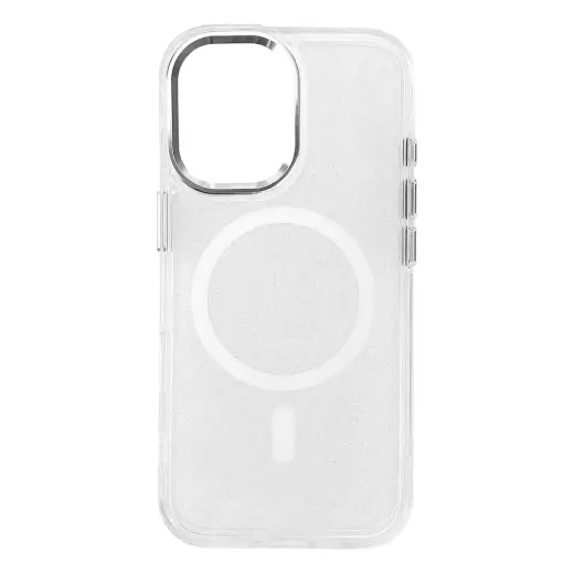 Glitter Case MagSafe Compatible for iPhone 17 Pro Max - Semi-Transparent Foto 2
