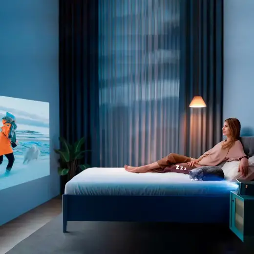 Yaber K2s LCD FullHD 1080p Multimedia Projector with JBL Speakers - Black Photo