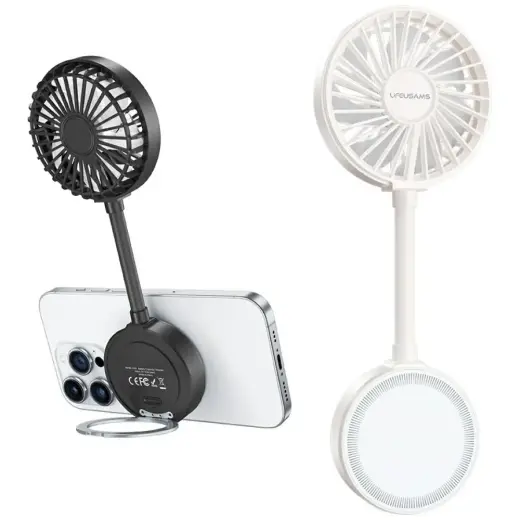 Hand fan USAMS LiFE LU02 black Photo