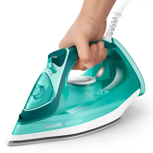 PHILIPS 3000 sērijas Tvaika gludeklis, 2400W, zaļš Photo