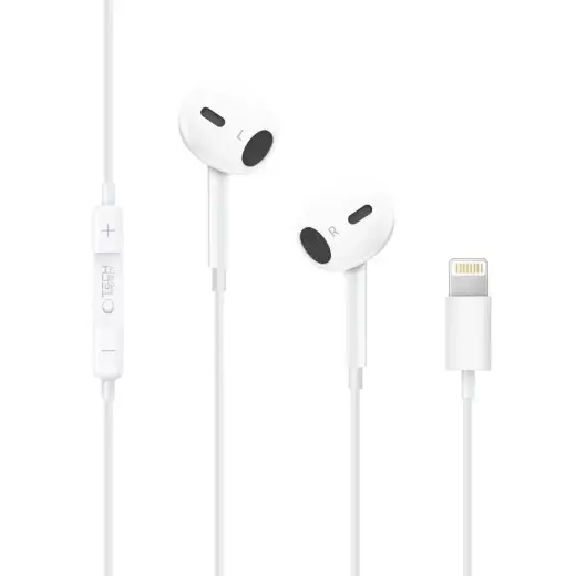 TECH-PROTECT ULTRABOOST LIGHTNING EARPHONE CORE G2 WHITE Foto 2