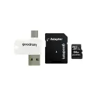 GOODRAM Memory MicroSD Card All in one - 64GB with adapter UHS I CLASS 10 100MB/s + reader Фото num
