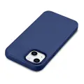 iCarer Case Leather cover for iPhone 14 Plus genuine leather case blue (compatible with MagSafe) — Photo 13