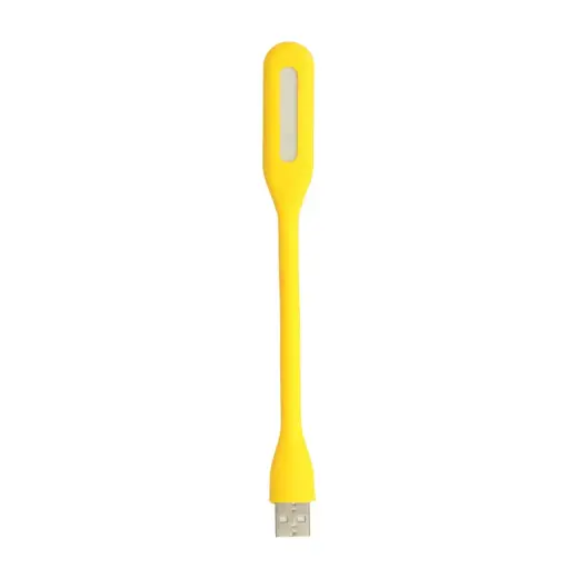 Mini LED Lamp Silicone USB Yellow Foto 2