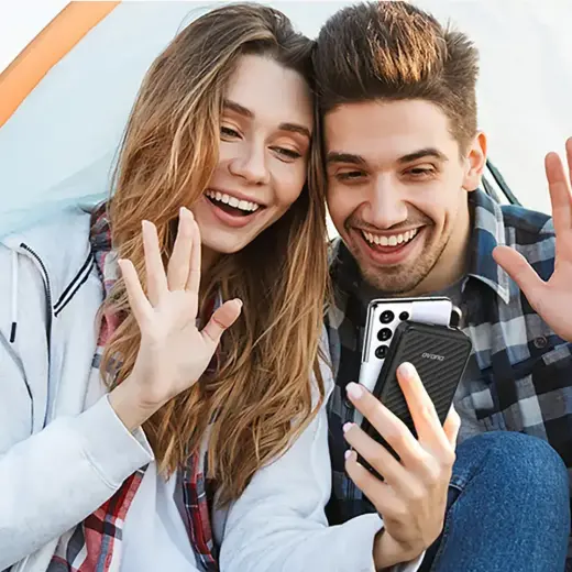 Dudao K11 10000mAh Powerbank with Built-in Cables - Black Foto 6