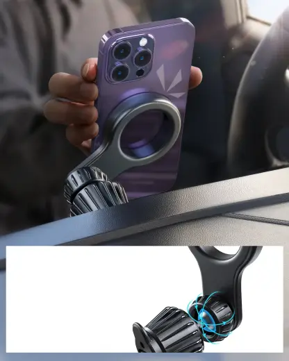 Magnetic car holder for iPhone with MagSafe Joyroom JR-ZS355 - black Photo