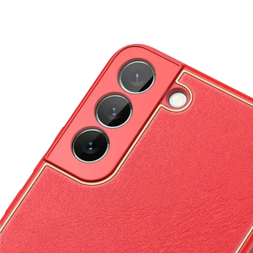 Dux Ducis Yolo elegant cover made of ecological leather for Samsung Galaxy S22 + (S22 Plus) red Foto 15