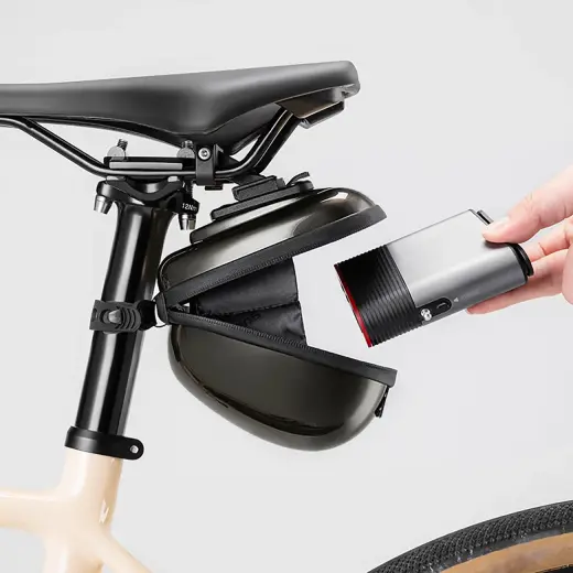 Rockbros Rigid Hard Shell Compact Saddle Bag 0.4l - Black Фото num