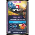 Konservi suņiem - Ontario Adult Lamb Pate with Sea Buckthorn Flavor 400g Foto 2
