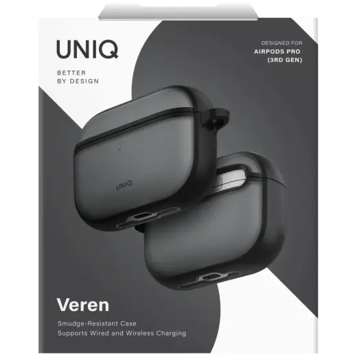 Case UNIQ Veren for AirPods Pro 3 smoke Foto 5