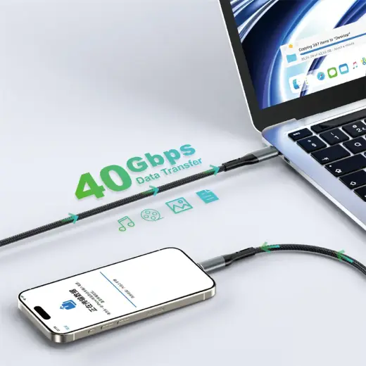 WIWU Wi-C036 провод для передачи данных и зарядки | USB-C to USB-C | 240W Фото num