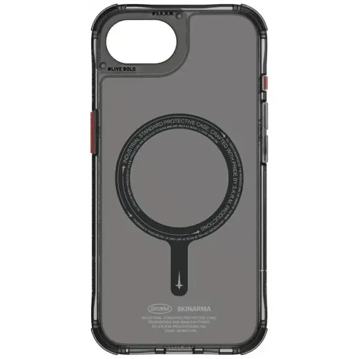 Case Skinarma Saido MagSafe for iPhone    16e black Foto 4