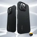 Benks Montage Armor Air Kevlar PC Frame 600D+1500D чехол с поддержкой MagSafe для телефона iPhone 16 Pro Max чёрный — Фото 3