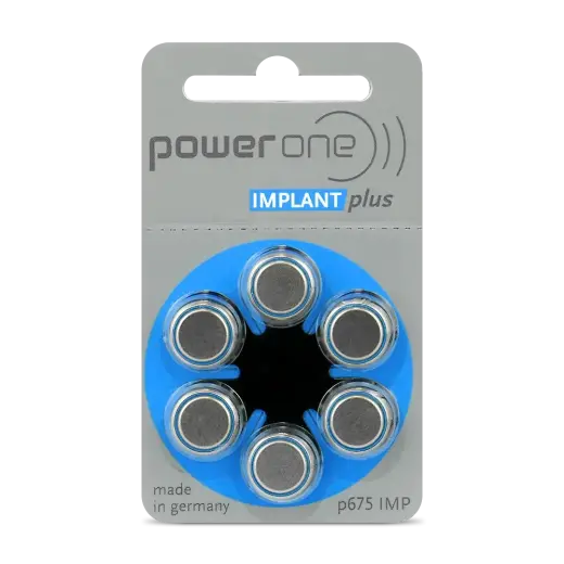 Varta p675IMP powerone implant plus dzirdes aparātu baterijas | 6 gab.