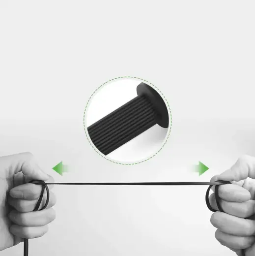 Ugreen AUX 3,5 mm mini jack flat angle cable 0,5 m black (AV119 10596) Foto 7