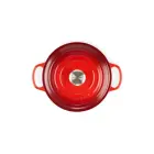 Le Creuset Чугунная кастрюля круглая Ø26см / 5,3л красная Фото num