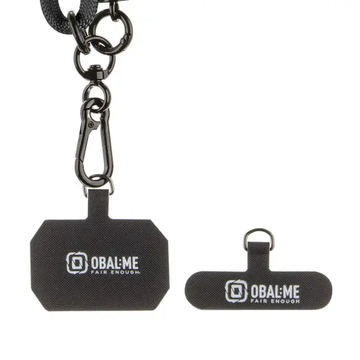 OBAL:ME NeckTag Rope for Mobile Phone Black Foto 2