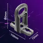 Qoltec Cable hanger / holder | MBL: 14kN — Foto 4