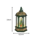 Led lantern christmas tree decoration with glitter — Photo 3