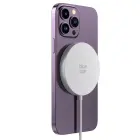 Wireless charger BLUE STAR Charing Pad 15w compatible with MagSafe white Foto 9