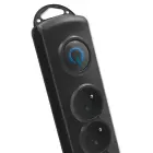 Qoltec Surge protector | 6 sockets | 5m | Black — Foto 7