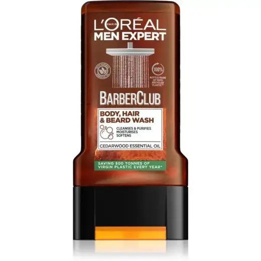 Shower Gel for Men Expert Barber Club (Shower Gel) 300 Ml Foto 2