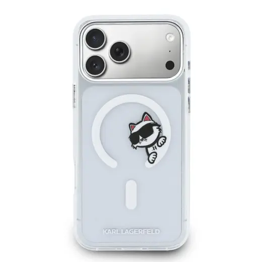 Karl Lagerfeld IML Choupette Peekaboo MagSafe Case for iPhone iPhone 17 Pro Max Transparent Foto 2