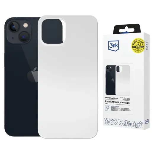 3MK Hardy MagSilicone Case for Apple iPhone 15 Plus Silver