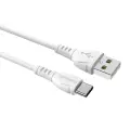 Borofone Cable BX51 Triumph - USB to Type C - 3A 1 metre white Foto 2