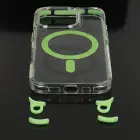 Tel Protect Strap Clear phone case for iPhone 17 green — Photo 3