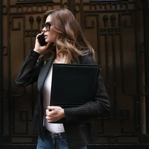 Lexon Flat 14" Laptop Bag dark blue LN2503B Photo