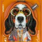 Etui Nimmy Cool&Cute 2.0 Dog do iPhone    17 Pro z magnetyczną zawieszką pomarańczowy Foto 6