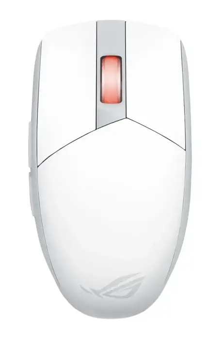 ASUS ROG Strix Impact III Wireless - mouse - Bluetooth 5.1, 2.4 GHz - moonlight white